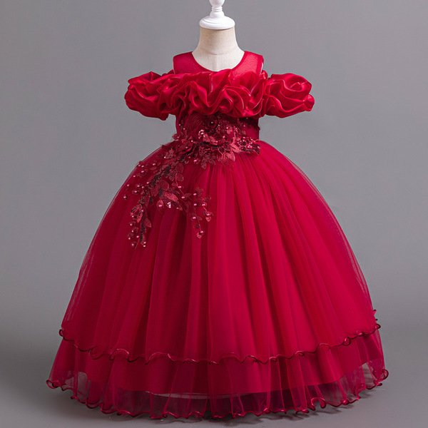 Princess Dress Children's Mesh Skirt Birthday Party Dress