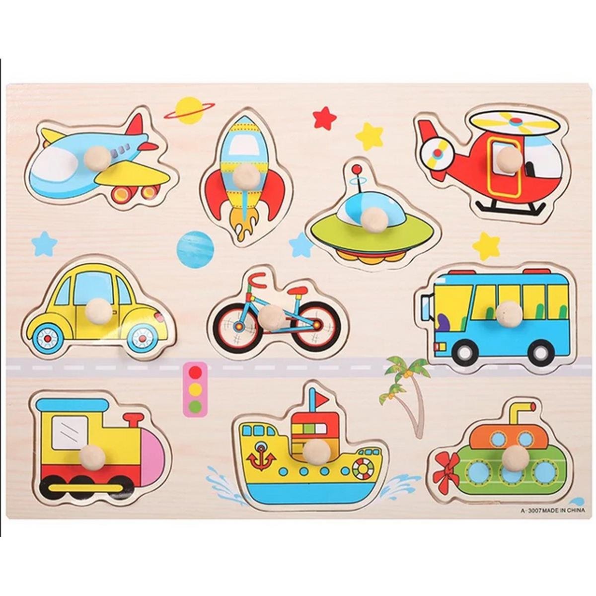 Learning Vehicle Puzzle Toy